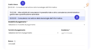 Fattura Elettronica Multicodice Ateco