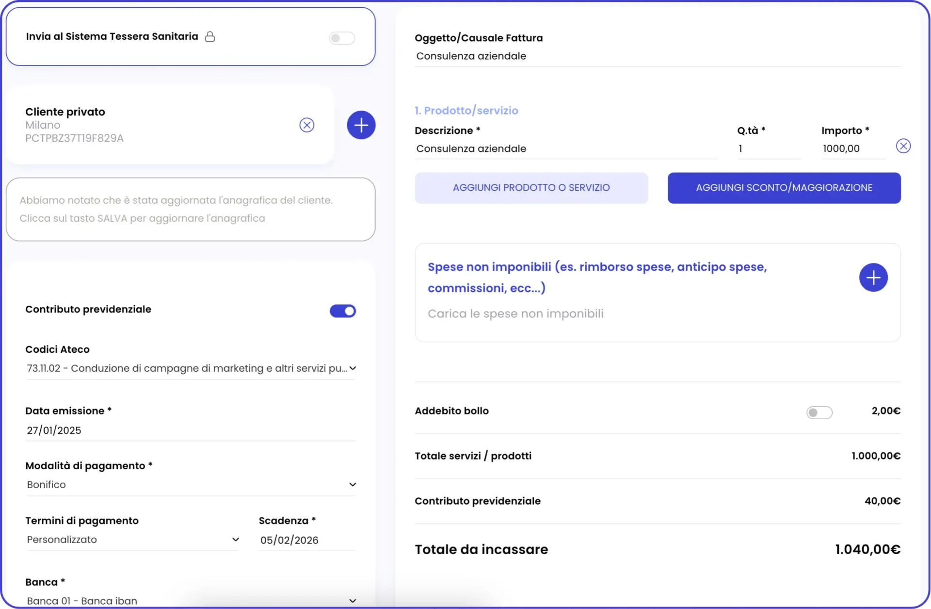 quickfisco commercialista online regime forfettario 