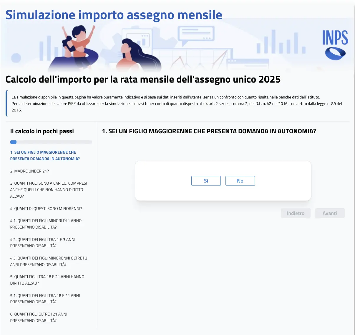 assegno unico 2026, accesso portale INPS