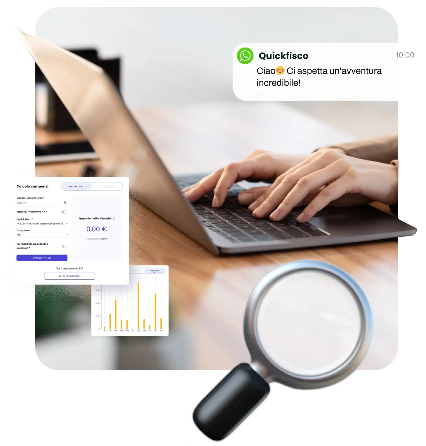Costi apertura partita iva forfettaria con Quickfisco