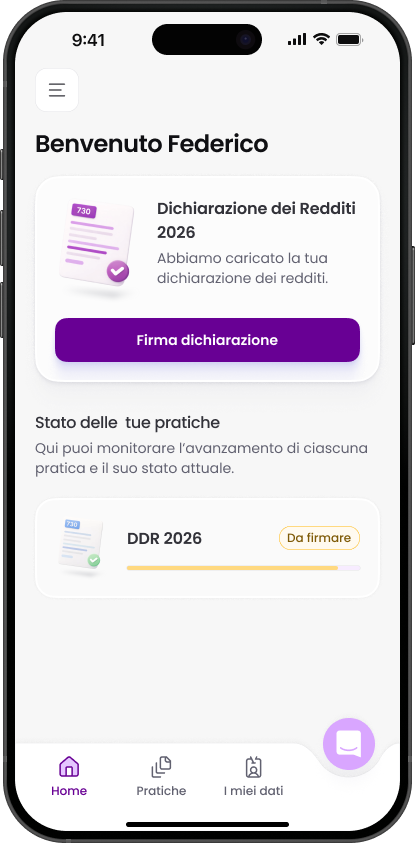 App quickfisco 730 lavorazione
