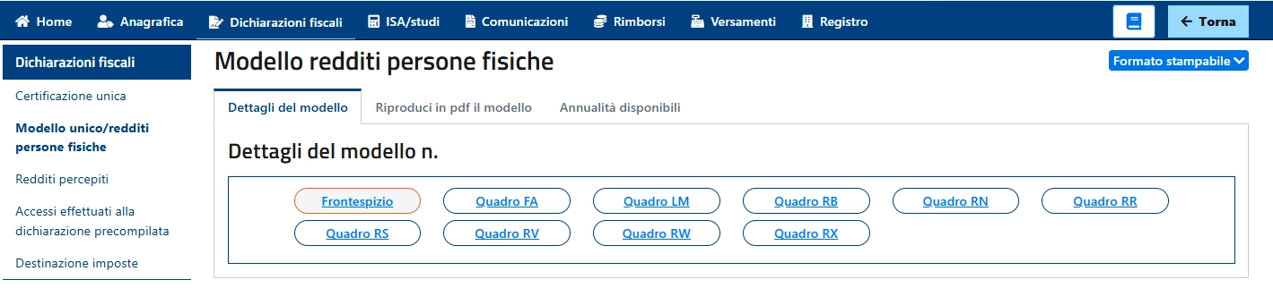 scaricare modello redditi persone fisiche